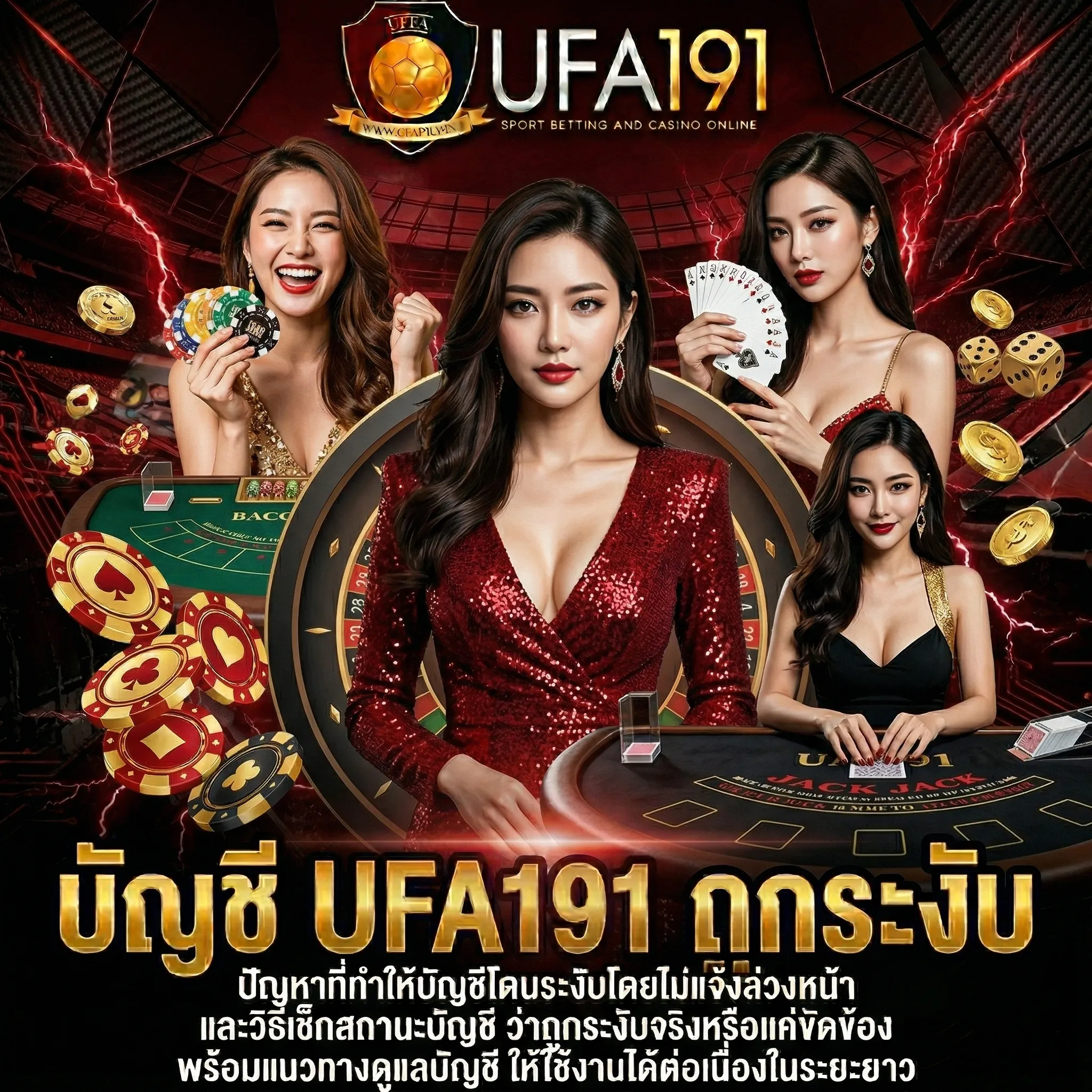 บัญชี UFA191 ถูกระงับ