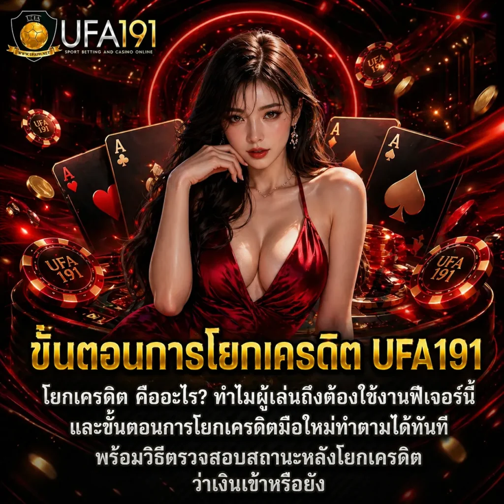 ขั้นตอนการโยกเครดิต UFA191